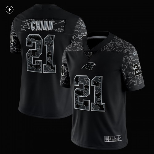 Jeremy Chinn Carolina Panthers Nike RFLCTV Limited Jersey - Black