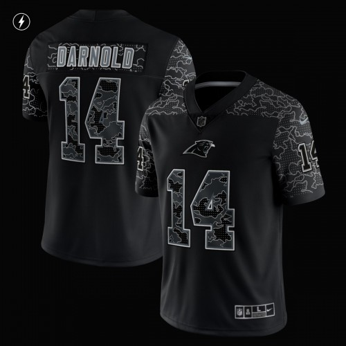 Sam Darnold Carolina Panthers Nike RFLCTV Limited Jersey - Black