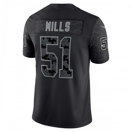 Sam Mills Carolina Panthers Nike Retired Player RFLCTV Limited Jersey - Black