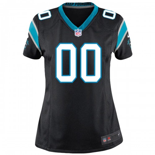 Carolina Panthers Nike Women's Customized Game Jersey - Black