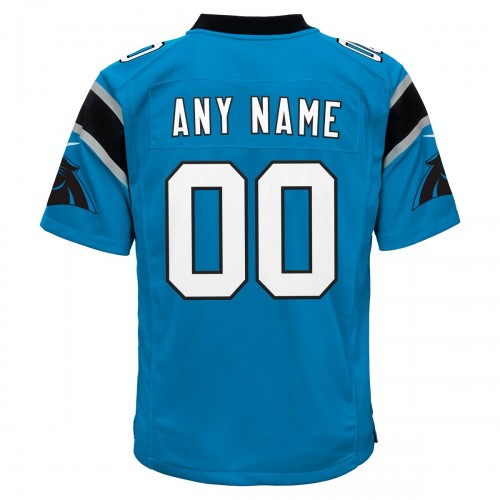 Carolina Panthers Nike Youth Alternate Custom Game Jersey - Blue