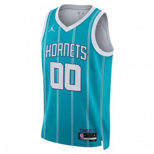 Charlotte Hornets Jordan Brand Unisex 2022/23 Swingman Custom Jersey Teal - Icon Edition