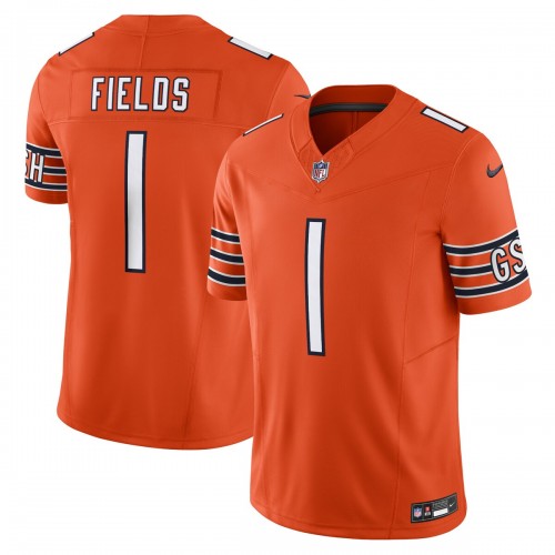 Justin Fields Chicago Bears Nike Vapor F.U.S.E. Limited Jersey - Orange