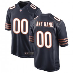 Chicago Bears Nike Custom Youth Game Jersey - Navy
