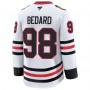 Connor Bedard Chicago Blackhawks Away Premium Jersey - White Connor Bedard Chicago Blackhawks Away Premium Jersey - White