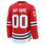 Chicago Blackhawks Centennial Premium Custom Jersey - Red Chicago Blackhawks Centennial Premium Custom Jersey - Red