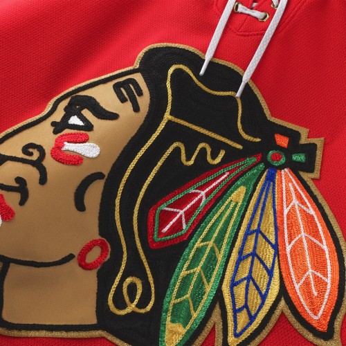 Chicago Blackhawks Centennial Premium Custom Jersey - Red Chicago Blackhawks Centennial Premium Custom Jersey - Red