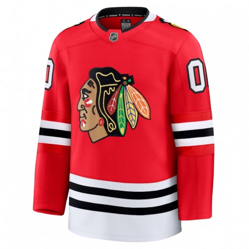 Chicago Blackhawks Home Premium Custom Jersey - Red Chicago Blackhawks Home Premium Custom Jersey - Red