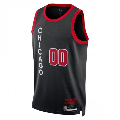 Chicago Bulls Nike Unisex 2023/24 Custom Swingman Jersey - Black - City Edition