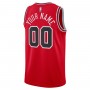 Chicago Bulls Nike Youth Swingman Custom Jersey Red - Icon Edition