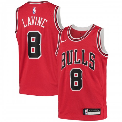 Zach LaVine Chicago Bulls Nike Youth 2020/21 Swingman Jersey - Icon Edition - Red