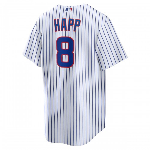 Ian Happ Chicago Cubs Nike Home Replica Jersey - White