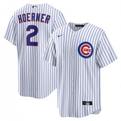 Nico Hoerner Chicago Cubs Nike Replica Player Jersey - White Nico Hoerner Chicago Cubs Nike Replica Player Jersey - White
