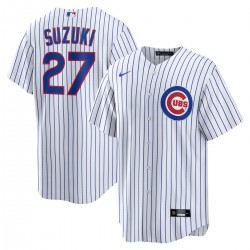 Seiya Suzuki Chicago Cubs Nike Home Replica Jersey - White Seiya Suzuki Chicago Cubs Nike Home Replica Jersey - White