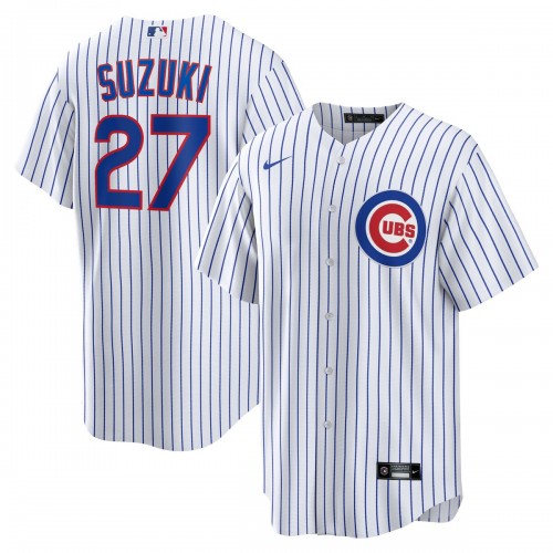 Seiya Suzuki Chicago Cubs Nike Home Replica Jersey - White