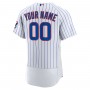 Chicago Cubs Nike Home Authentic Custom Jersey - White
