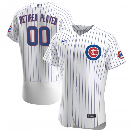 Chicago Cubs Nike Home Custom Pick-A-Player Retired Roster Authentic Jersey - White