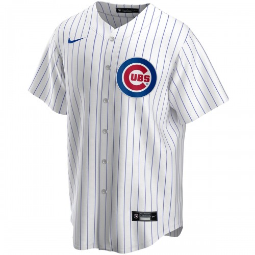 Chicago Cubs Nike Home Replica Custom Jersey - White