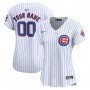 Chicago Cubs Nike Women's Home Limited Custom Jersey - White