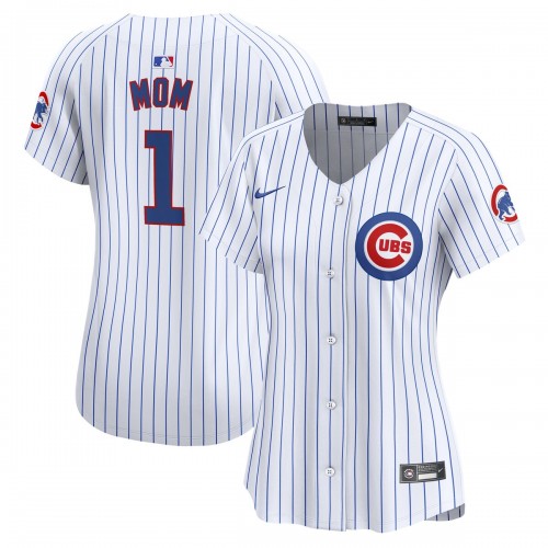 Chicago Cubs Nike Women's #1 Mom Home Limited Jersey - White