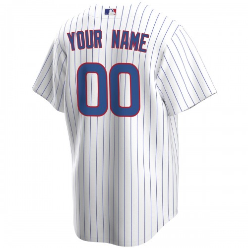 Chicago Cubs Nike Youth Home Replica Custom Jersey - White