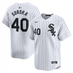 Michael Soroka Chicago White Sox Nike Home Limited Player Jersey – White Michael Soroka Chicago White Sox Nike Home Limited Player Jersey – White