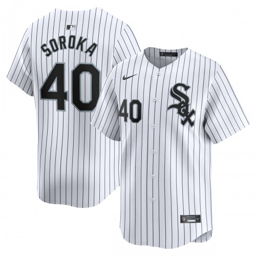 Michael Soroka Chicago White Sox Nike Home Limited Player Jersey – White