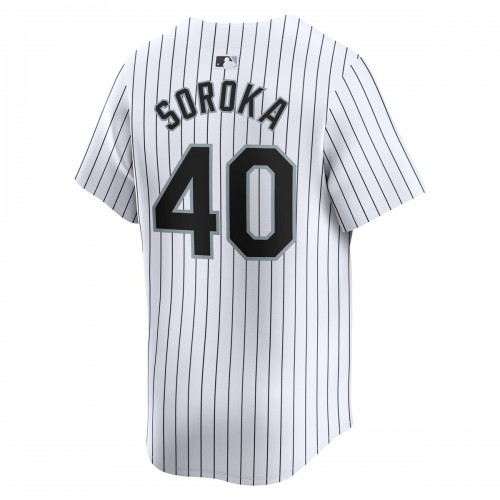 Michael Soroka Chicago White Sox Nike Home Limited Player Jersey – White