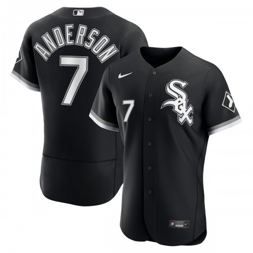Tim Anderson Chicago White Sox Nike Alternate Authentic Player Jersey - Black