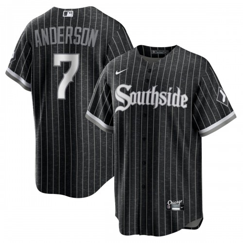 Tim Anderson Chicago White Sox Nike City Connect Replica Player Jersey - Black