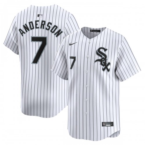 Tim Anderson Chicago White Sox Nike Home Limited Player Jersey - White