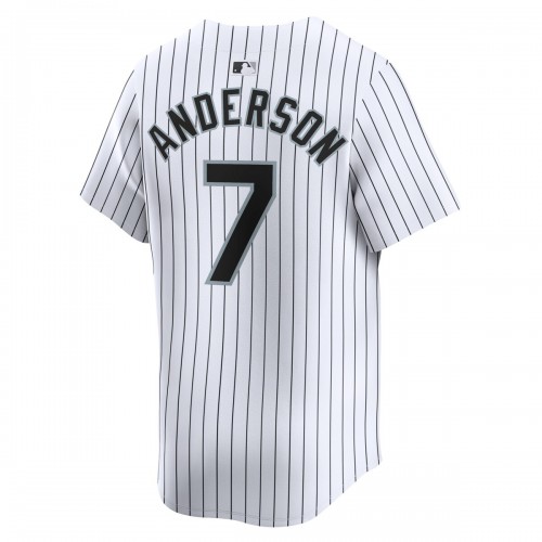 Tim Anderson Chicago White Sox Nike Home Limited Player Jersey - White