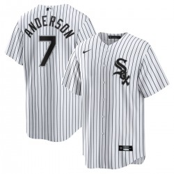 Tim Anderson Chicago White Sox Nike Home Replica Player Jersey - White/Black