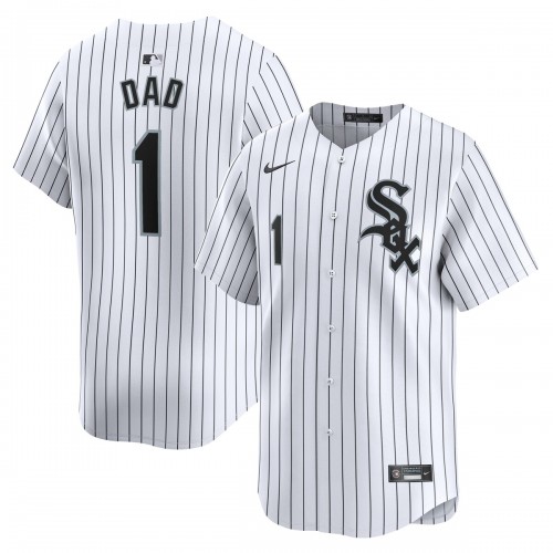 Chicago White Sox Nike #1 Dad Home Limited Jersey - White