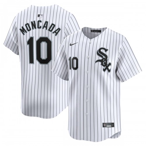 Yoan Moncada Chicago White Sox Nike Home Limited Player Jersey - White