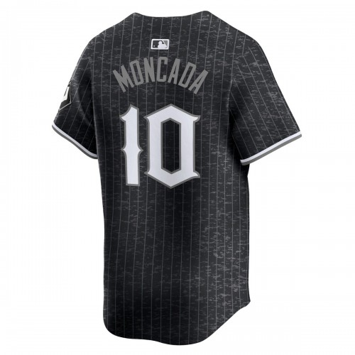 Yoán Moncada Chicago White Sox Nike City Connect Player Jersey - Black