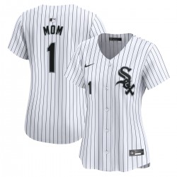 Chicago White Sox Nike Women's #1 Mom Home Limited Jersey - White Chicago White Sox Nike Women's #1 Mom Home Limited Jersey - White