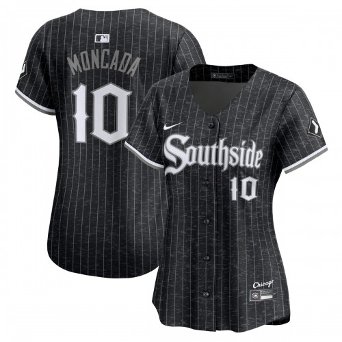 Yoán Moncada Chicago White Sox Nike Women's City Connect Limited Player Jersey - Black