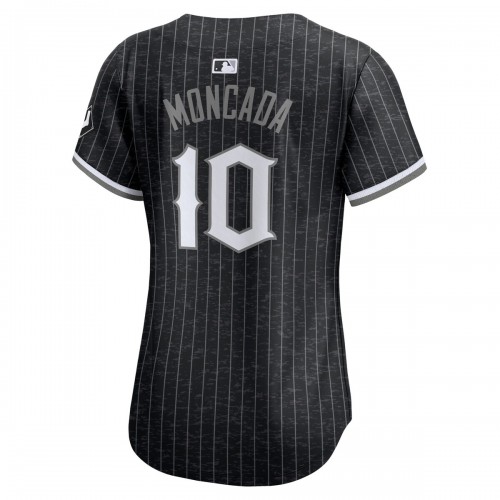 Yoán Moncada Chicago White Sox Nike Women's City Connect Limited Player Jersey - Black