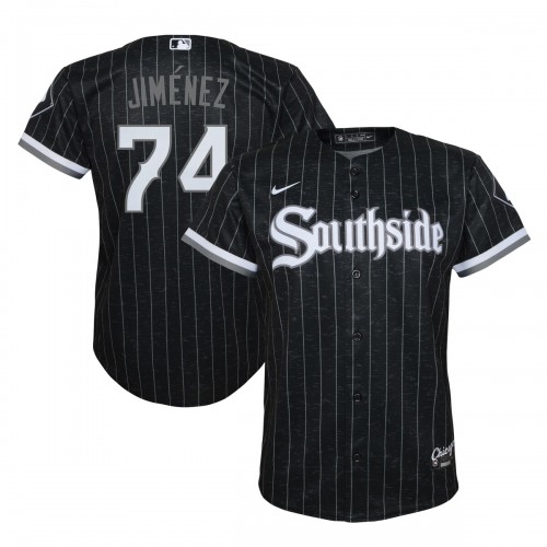 Eloy Jimenez Chicago White Sox Nike Youth City Connect Replica Player Jersey - Black