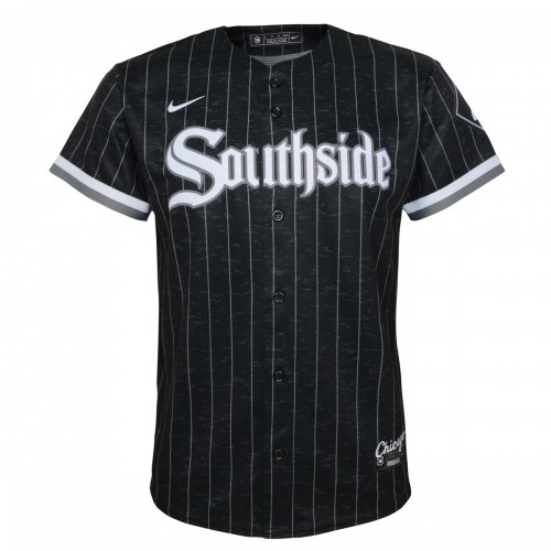 Eloy Jimenez Chicago White Sox Nike Youth City Connect Replica Player Jersey - Black