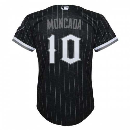 Yoan Moncada Chicago White Sox Nike Youth City Connect Replica Player Jersey - Black