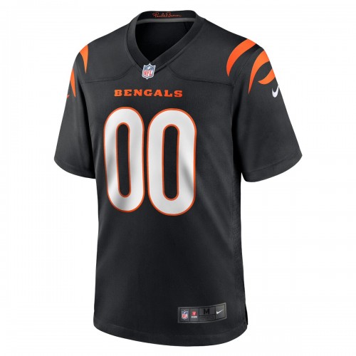 Cincinnati Bengals Nike Game Custom Jersey - Black