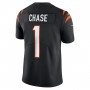 Ja'Marr Chase Cincinnati Bengals Nike  Vapor Untouchable Limited Jersey - Black
