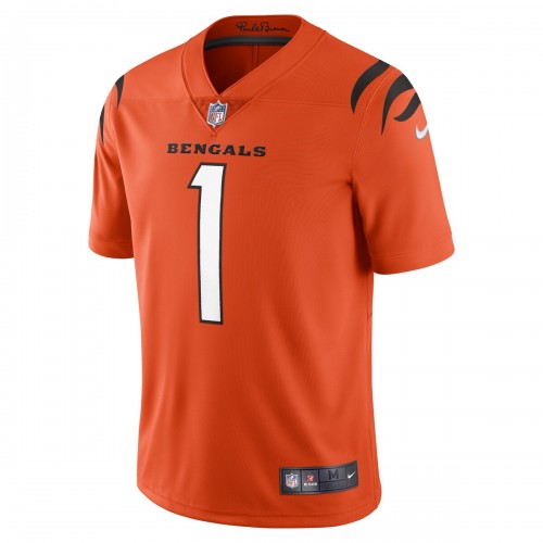 Ja'Marr Chase Cincinnati Bengals Nike Alternate Vapor Limited Jersey - Orange