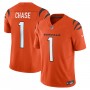 Ja'Marr Chase Cincinnati Bengals Nike Vapor F.U.S.E. Limited Alternate 1 Jersey - Orange