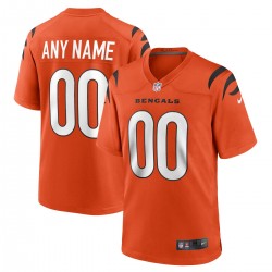 Cincinnati Bengals Nike Youth Alternate Game Custom Jersey - Orange