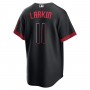 Barry Larkin Cincinnati Reds Nike 2023 City Connect Replica Player Jersey - Black