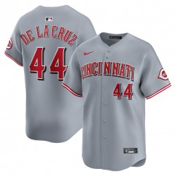Elly De La Cruz Cincinnati Reds Nike Road Limited Player Jersey - Gray Elly De La Cruz Cincinnati Reds Nike Road Limited Player Jersey - Gray