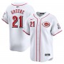 Hunter Greene Cincinnati Reds Nike Home Limited Player Jersey - White